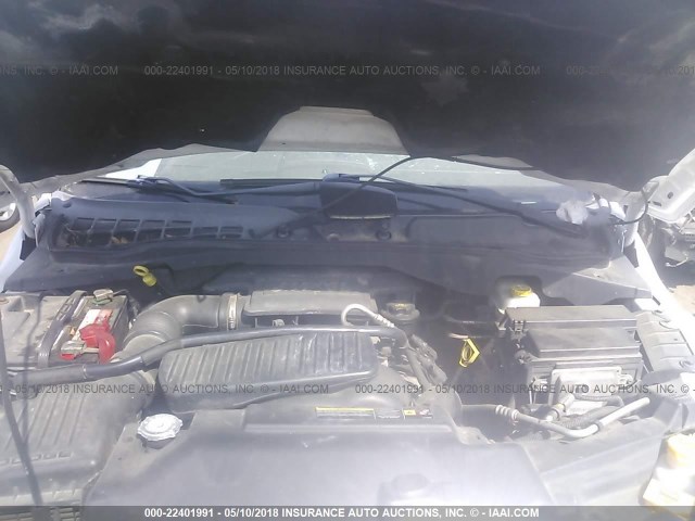 1D4HD58D04F189055 - 2004 DODGE DURANGO LIMITED WHITE photo 10