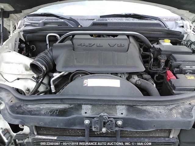 1J8HG48N08C241596 - 2008 JEEP COMMANDER SPORT თეთრი ფოტო 10