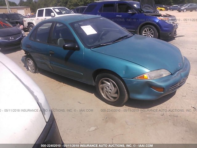 1G1JF5249V7194518 - 1997 CHEVROLET CAVALIER LS GREEN photo 1