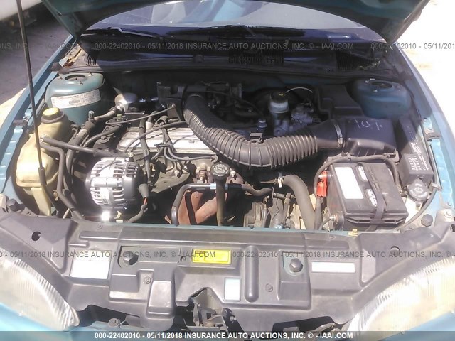 1G1JF5249V7194518 - 1997 CHEVROLET CAVALIER LS GREEN photo 10