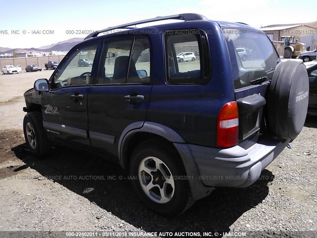 2CNBJ734226946975 - 2002 CHEVROLET TRACKER ZR2 蓝色 照片 3