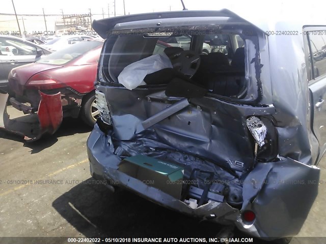 JTLZE4FE3CJ003884 - 2012 TOYOTA SCION XB BLUE photo 6