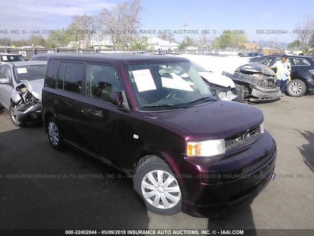JTLKT334950201987 - 2005 TOYOTA SCION XB PURPLE photo 1