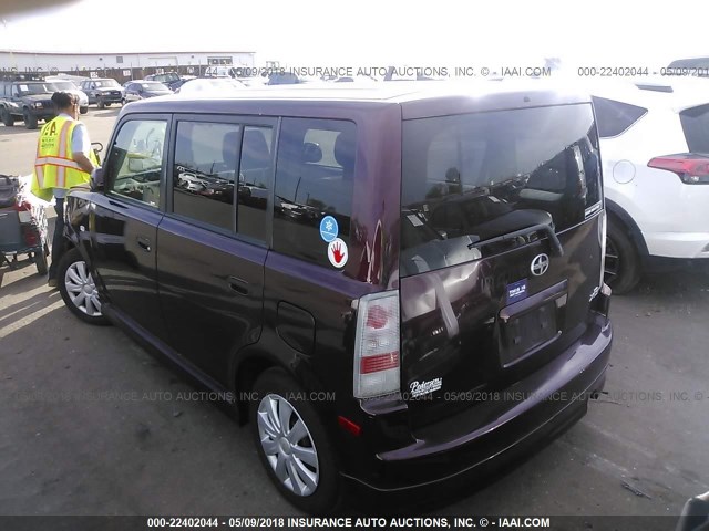 JTLKT334950201987 - 2005 TOYOTA SCION XB PURPLE photo 3
