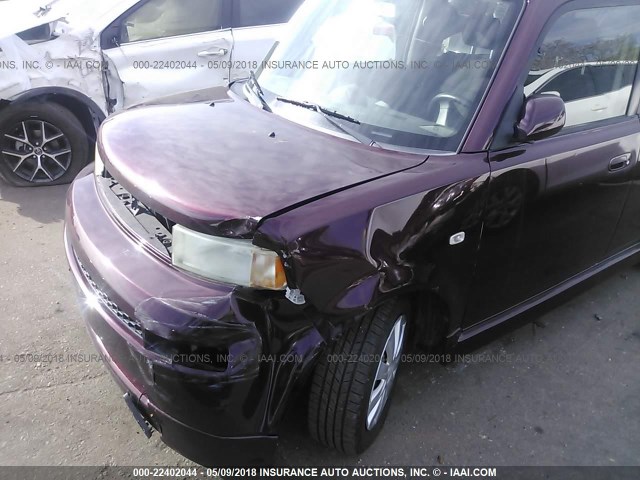JTLKT334950201987 - 2005 TOYOTA SCION XB PURPLE photo 6