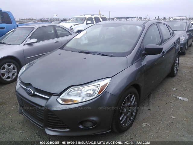 1FADP3E26DL296354 - 2013 FORD FOCUS S GRAY photo 2