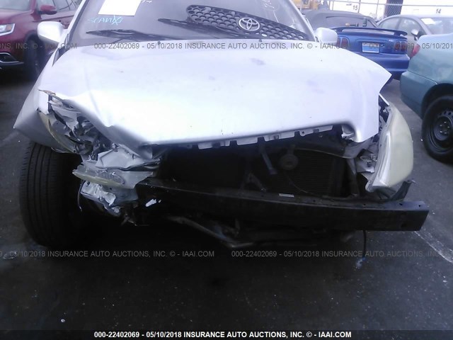 2T1KR32E63C065700 - 2003 TOYOTA COROLLA MATRIX XR SILVER photo 6
