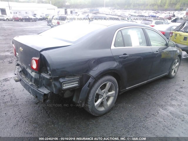 1G1ZJ57B59F144929 - 2009 CHEVROLET MALIBU 2LT BLACK photo 4