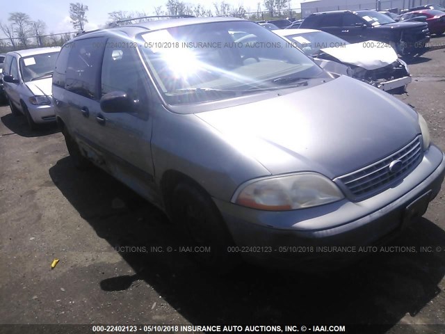 2FMZA51461BA98062 - 2001 FORD WINDSTAR LX GRAY photo 1