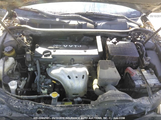 4T1BE46K07U168861 - 2007 TOYOTA CAMRY NEW GENERAT CE/LE/XLE/SE BLACK photo 10