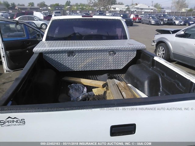 1GCCS14H838141093 - 2003 CHEVROLET S TRUCK S10 WHITE photo 8