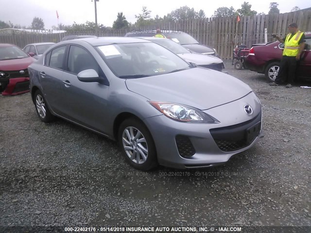 JM1BL1V81C1692935 - 2012 MAZDA 3 I GRAY photo 1