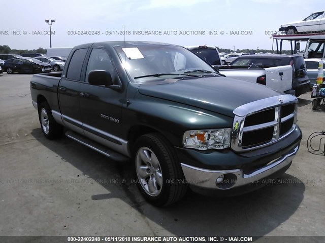 1D7HA18Z62J217533 - 2002 DODGE RAM 1500 GREEN photo 1