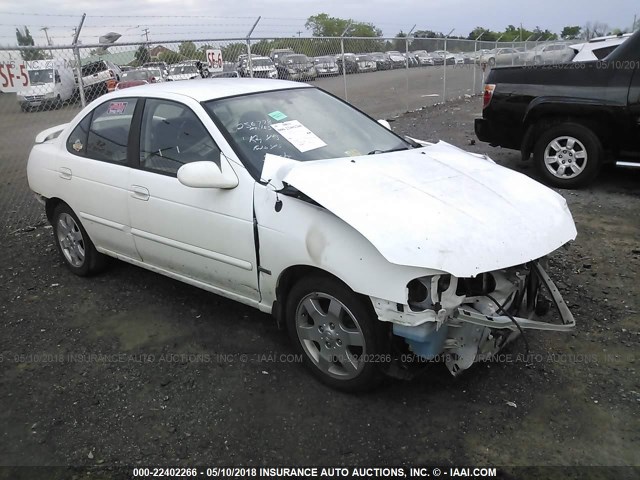 3N1CB51D76L532981 - 2006 NISSAN SENTRA 1.8/1.8S WHITE photo 1