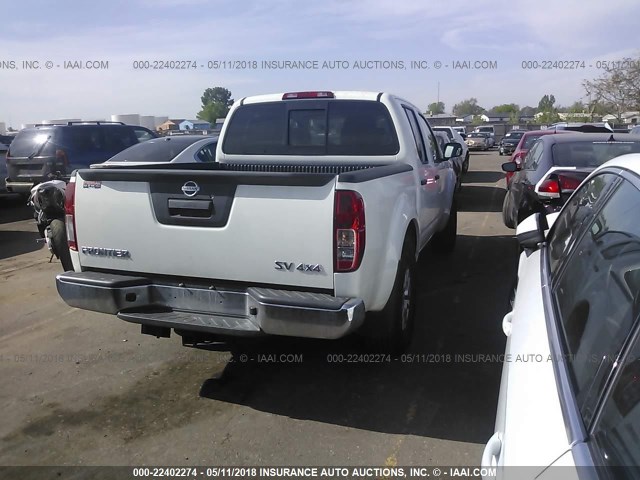 1N6AD0EV8GN781891 - 2016 NISSAN FRONTIER S/SV/SL/PRO-4X WHITE photo 4