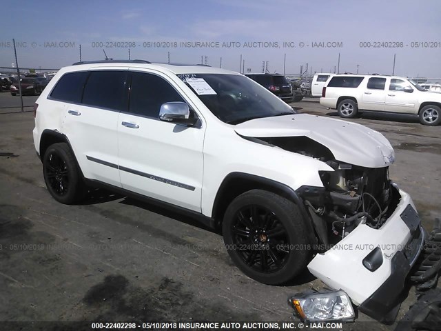 1C4RJEBT9CC328075 - 2012 JEEP GRAND CHEROKEE LIMITED WHITE photo 1