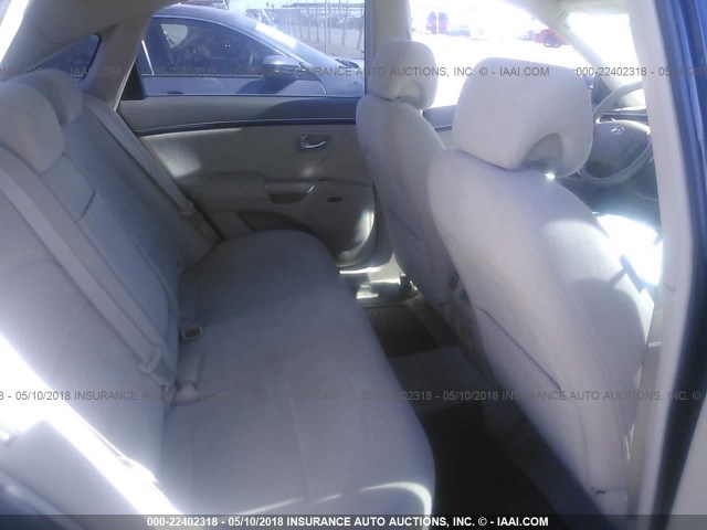 KMHFC46F17A179685 - 2007 HYUNDAI AZERA SE/LIMITED Dark Blue photo 8