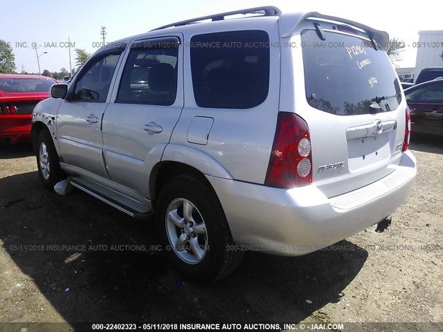 4F2CZ96176KM18639 - 2006 MAZDA TRIBUTE S SILVER photo 3