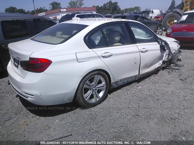 WBA8E9C57GK645210 - 2016 BMW 328 I SULEV WHITE photo 4