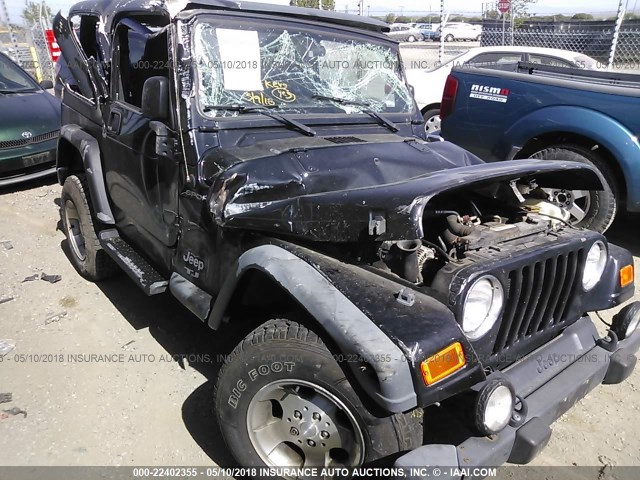 1J4FA49S73P329223 - 2003 JEEP WRANGLER / TJ SPORT BLACK photo 6