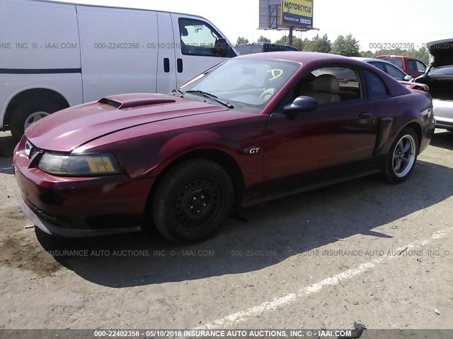 1FAFP42X23F376505 - 2003 FORD MUSTANG GT RED photo 2