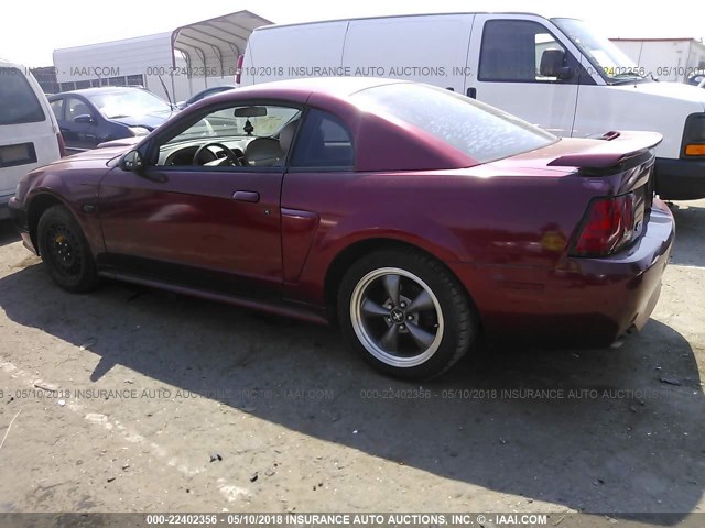 1FAFP42X23F376505 - 2003 FORD MUSTANG GT RED photo 3
