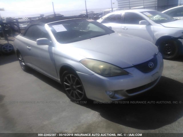 4T1FA38P64U034920 - 2004 TOYOTA CAMRY SOLARA SE/SLE SILVER photo 1