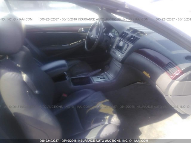 4T1FA38P64U034920 - 2004 TOYOTA CAMRY SOLARA SE/SLE ვერცხლისფერი ფოტო 5