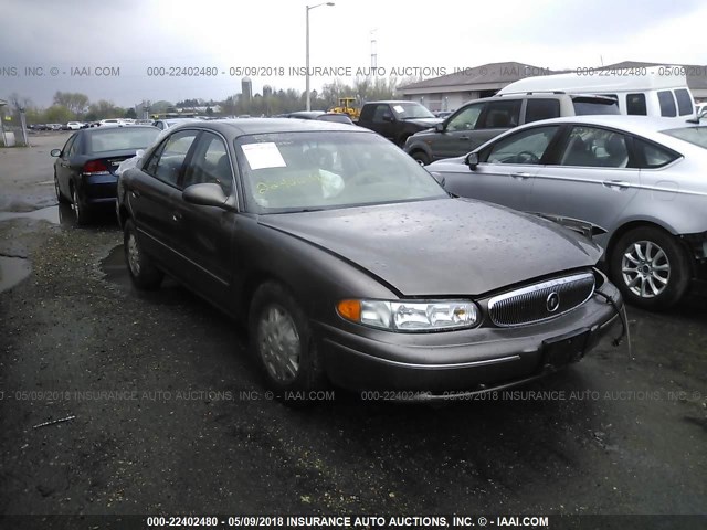 2G4WY55J321218034 - 2002 BUICK CENTURY LIMITED BROWN photo 1