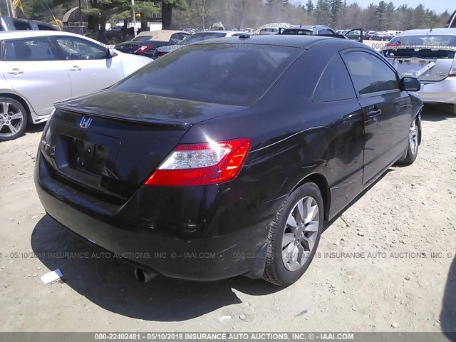 2HGFG1B97AH513400 - 2010 HONDA CIVIC EXL შავი ფოტო 4