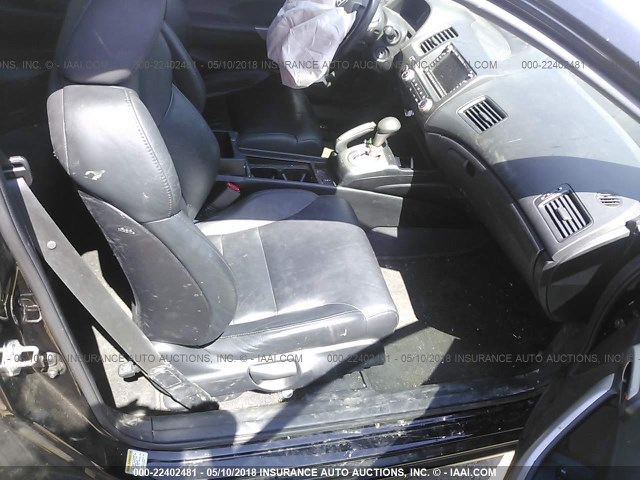 2HGFG1B97AH513400 - 2010 HONDA CIVIC EXL შავი ფოტო 5