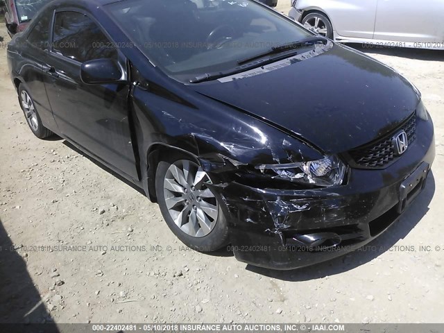 2HGFG1B97AH513400 - 2010 HONDA CIVIC EXL შავი ფოტო 6