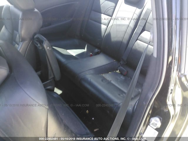 2HGFG1B97AH513400 - 2010 HONDA CIVIC EXL შავი ფოტო 8