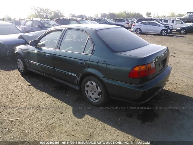 2HGEJ6616XH564717 - 1999 HONDA CIVIC SE GREEN photo 3