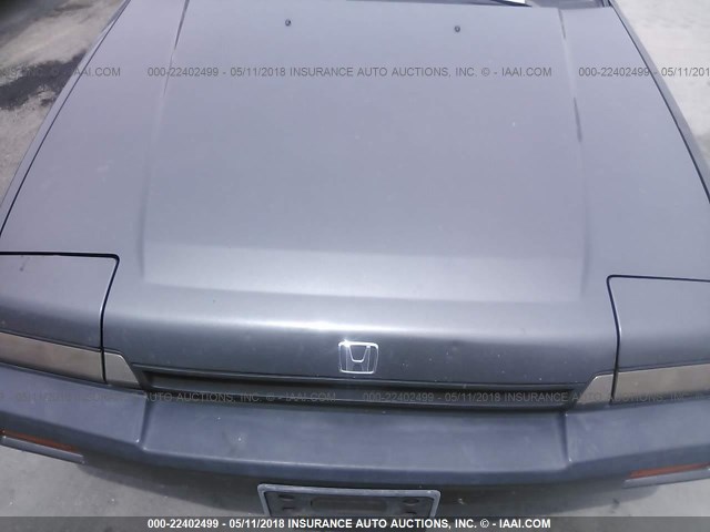 JHMCA5380HC092907 - 1987 HONDA ACCORD LXI GRAY photo 6