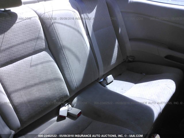 1HGEM22164L039807 - 2004 HONDA CIVIC DX VP WHITE photo 8