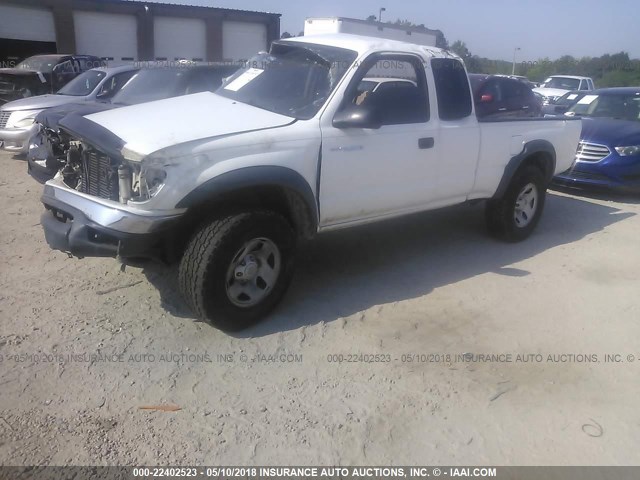 5TESM92N82Z067426 - 2002 TOYOTA TACOMA XTRACAB PRERUNNER თეთრი ფოტო 2