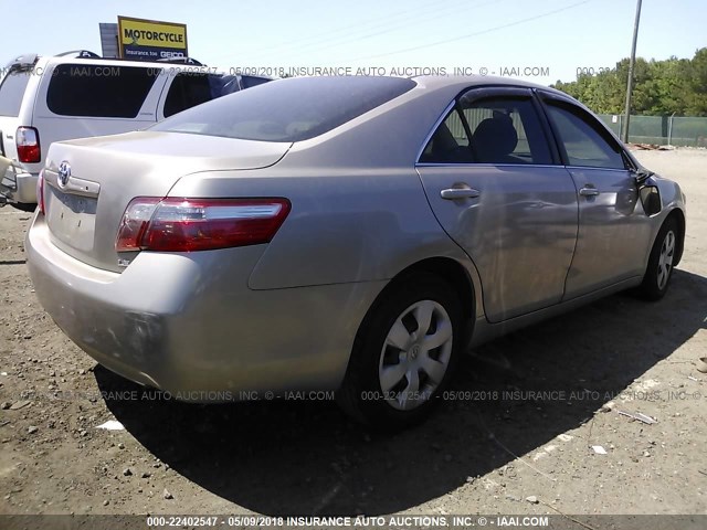 JTNBE46KX73069258 - 2007 TOYOTA CAMRY NEW GENERAT CE/LE/XLE/SE GOLD photo 4