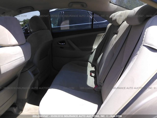 JTNBE46KX73069258 - 2007 TOYOTA CAMRY NEW GENERAT CE/LE/XLE/SE GOLD photo 8