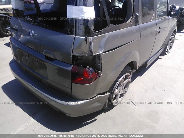 5J6YH17957L006188 - 2007 HONDA ELEMENT SC GRAY photo 5