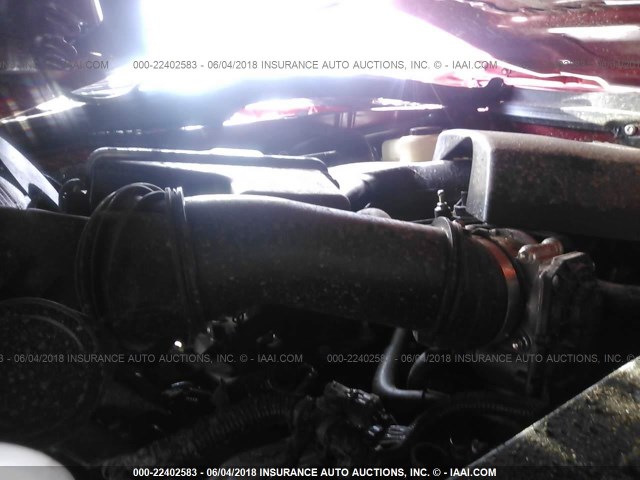 5TFCZ5AN1HX102601 - 2017 TOYOTA TACOMA DBL CAB/SR/TRDSPT/OR/PRO მუქწითელი ფოტო 10