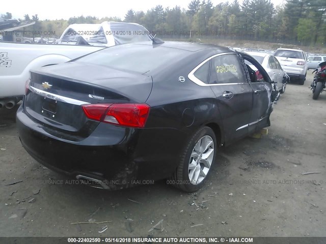 2G1145S38H9156813 - 2017 CHEVROLET IMPALA PREMIER BLACK photo 4