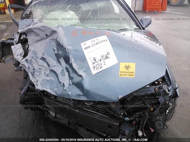 4T1BG22K91U868471 - 2001 TOYOTA CAMRY CE/LE/XLE TEAL photo 10