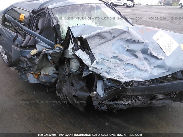 4T1BG22K91U868471 - 2001 TOYOTA CAMRY CE/LE/XLE TEAL photo 6