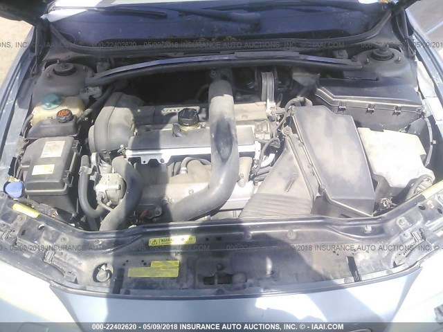 YV1RS547952425759 - 2005 VOLVO S60 T5 BLUE photo 10