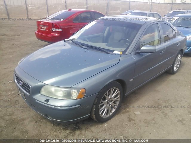 YV1RS547952425759 - 2005 VOLVO S60 T5 BLUE photo 2