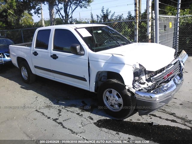 1GTCS136968324894 - 2006 GMC CANYON WHITE photo 1