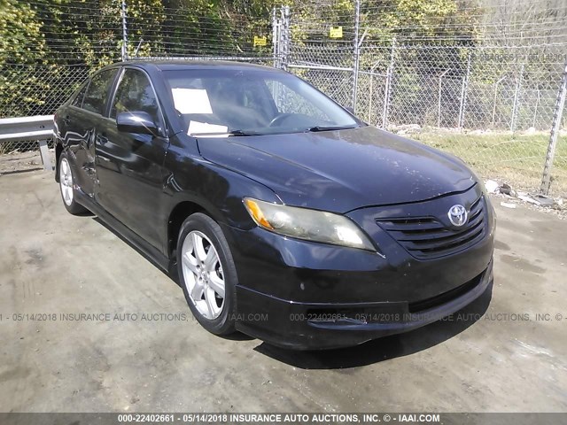 4T1BE46K67U723134 - 2007 TOYOTA CAMRY NEW GENERAT CE/LE/XLE/SE BLACK photo 1