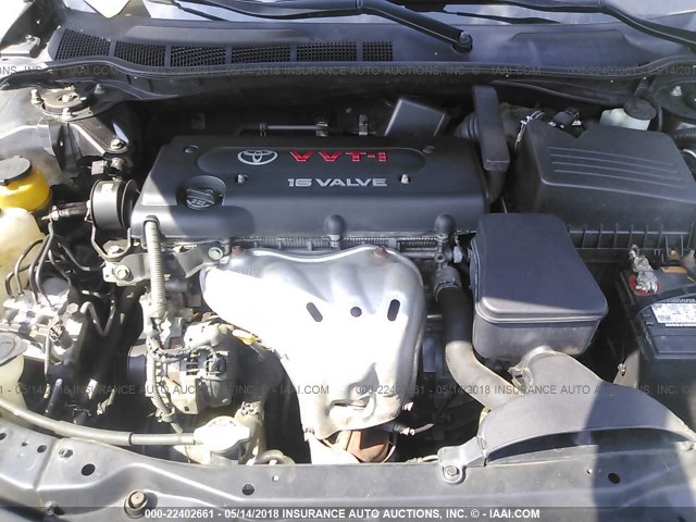 4T1BE46K67U723134 - 2007 TOYOTA CAMRY NEW GENERAT CE/LE/XLE/SE BLACK photo 10