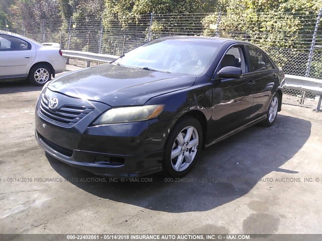 4T1BE46K67U723134 - 2007 TOYOTA CAMRY NEW GENERAT CE/LE/XLE/SE BLACK photo 2